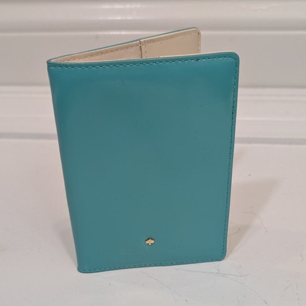 Kate Spade New York Passport Holder Tiffany Blue Robins Egg Travel Gift